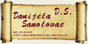 Danijela Samolovac vizit kartica